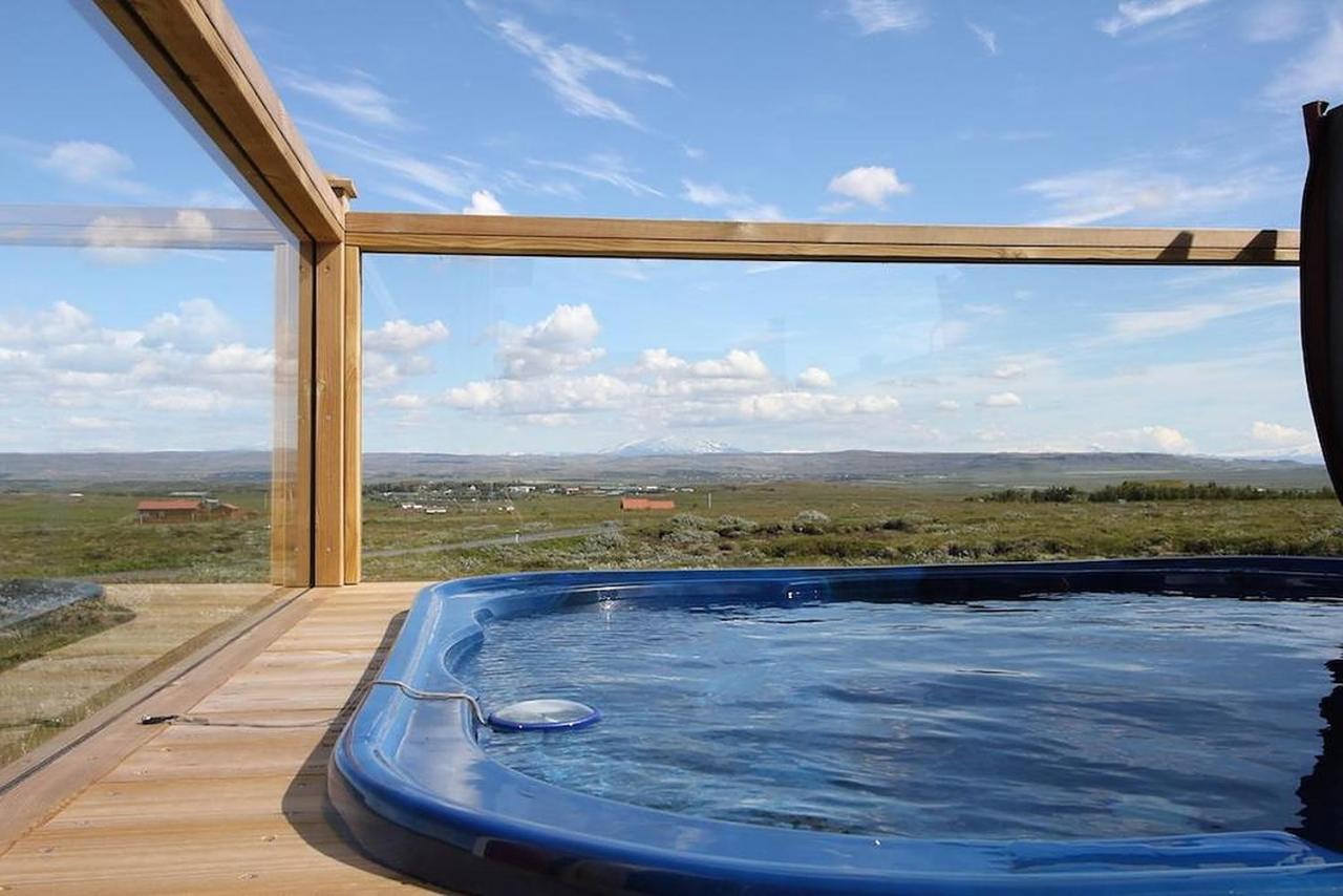 Blue View Cabin 1A With Private Hot Tub Reykholt  Eksteriør billede